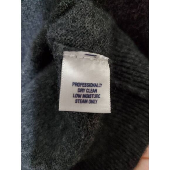 Club Room Estate 100% Cashmere Men's Quarter Zip Pullover Grey Sweater Old Money - Picture 6 of 8